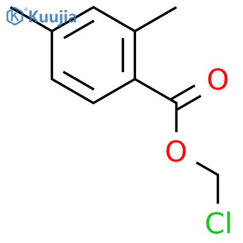 BENZOIC ACID, 2,4-DIMETHYL-, CHLOROMETHYL ESTER structure