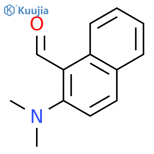 1-Naphthalenecarboxaldehyde, 2-(dimethylamino)- structure