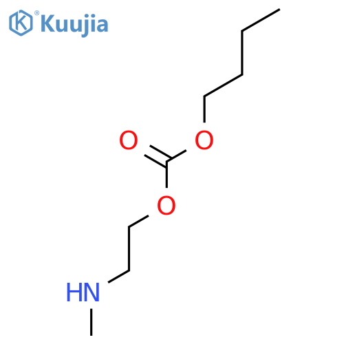 Carbonic acid, butyl 2-(methylamino)ethyl ester structure