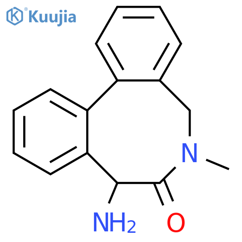 Dibenz[c,e]azocin-7(6H)-one, 8-amino-5,8-dihydro-6-methyl- structure
