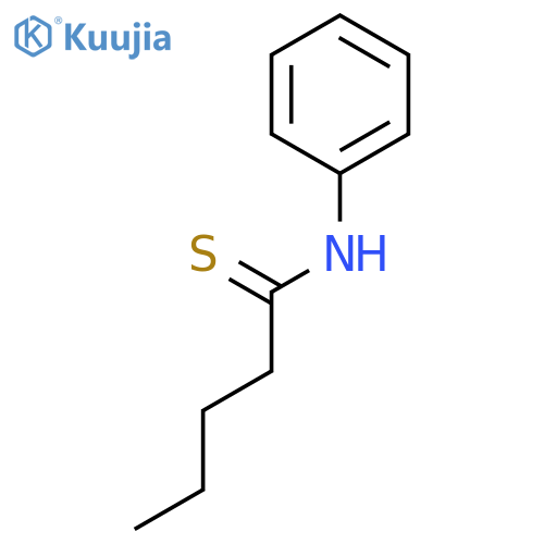 Pentanethioamide, N-phenyl- structure