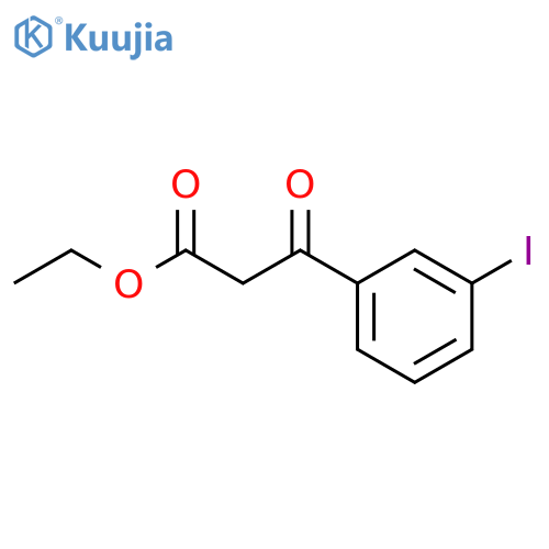 3-(3-IODO-PHENYL)-3-OXO-PROPIONIC ACID ETHYL ESTER structure
