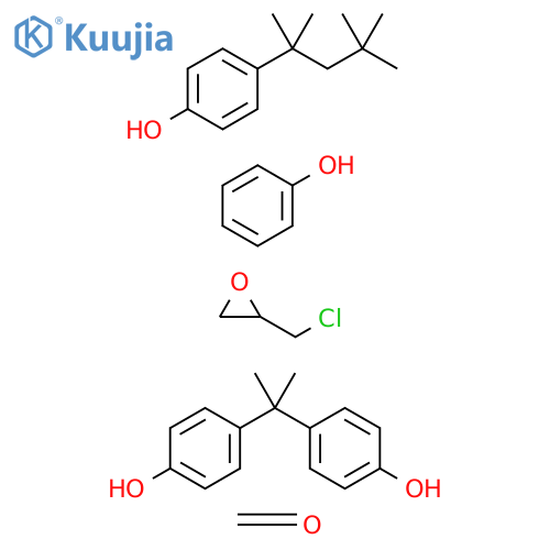 Formaldehyde,polymerwith(chloromethyl)oxirane,4,4'-(1-methylethylidene)bis[phenol],phenoland4-(1,1,3,3-tetramethylbutyl)phenol structure