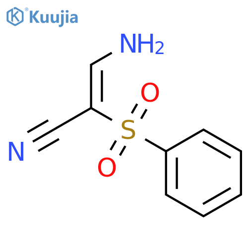 2-Propenenitrile, 3-amino-2-(phenylsulfonyl)- structure