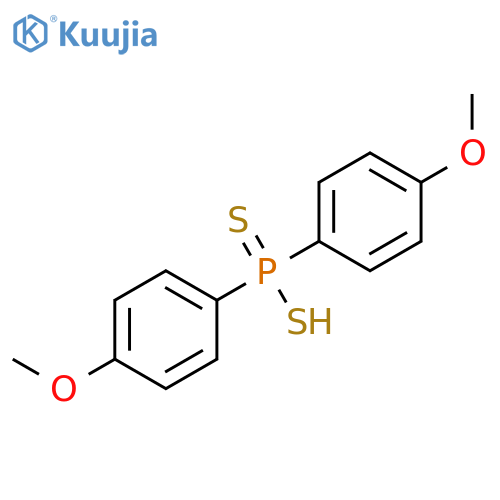 PHOSPHINODITHIOIC ACID, BIS(4-METHOXYPHENYL)- structure