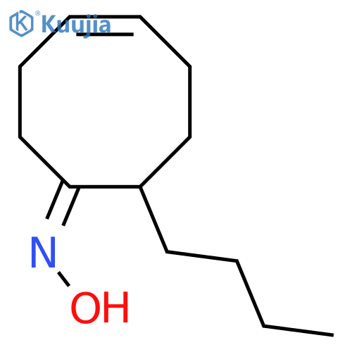 (1Z,4Z)-8-Butyl-4-cycloocten-1-one oxime structure