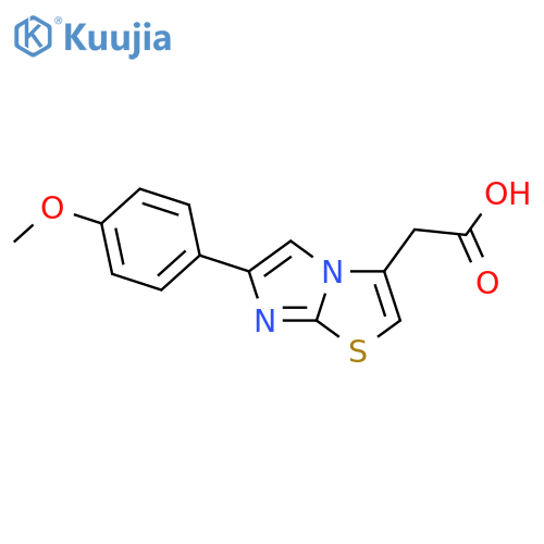 [6-(4-METHOXY-PHENYL)-IMIDAZO[2,1-B ]THIAZOL-3-YL]-ACETIC ACID structure