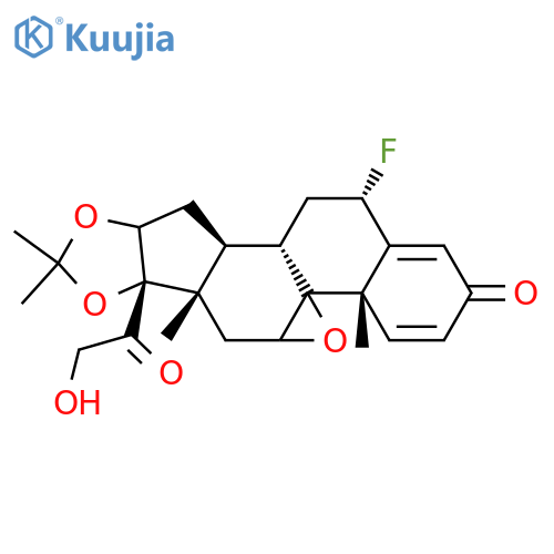 (6a,9b,11b,16a)-9,11-Epoxy-6-fluoro-21-hydroxy-16,17-(1-methylethylidene)bis(oxy)pregna-1,4-diene-3,20-dione structure