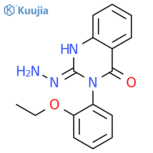2,4(1H,3H)-Quinazolinedione, 3-(2-ethoxyphenyl)-, 2-hydrazone structure
