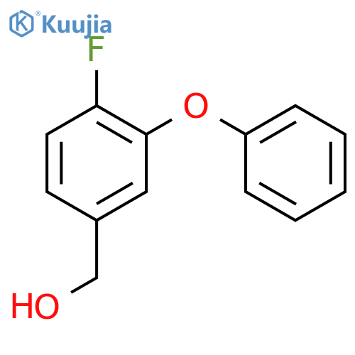 (4-Fluoro-3-phenoxyphenyl)methanol structure