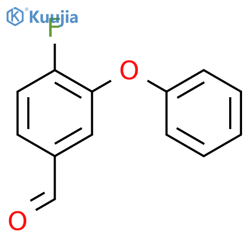 4-Fluoro-3-phenoxybenzaldehyde structure