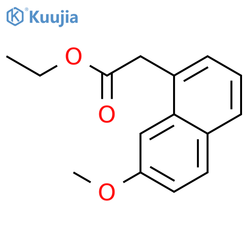 7-Methoxy-1-naphthaleneacetic acid ethylester structure