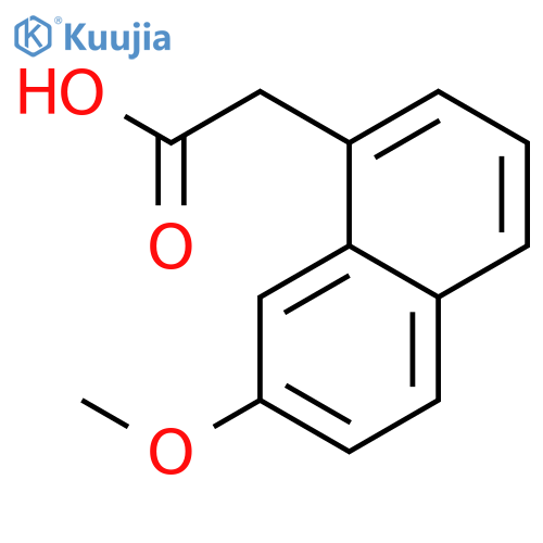 2-(7-Methoxynaphthalen-1-yl)acetic acid structure