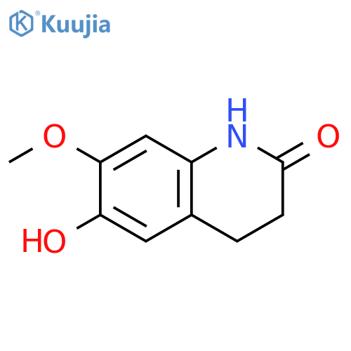 6-HYDROXY-7-METHOXY-3,4-DIHYDRO-1H-QUINOLIN-2-ONE structure