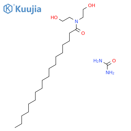 N,N-bis(2-hydroxyethyl)octadecanamide - urea (1:1) structure