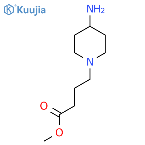 Methyl 4-(4-aminopiperidin-1-yl)butanoate structure