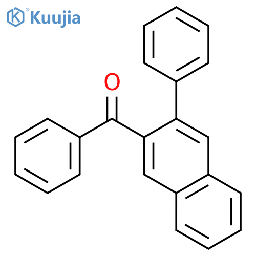 Methanone, phenyl(3-phenyl-2-naphthalenyl)- structure