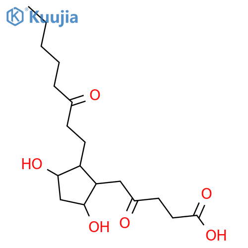 2,3-dinor-6,15-diketo-13,14-dihydroprostaglandin F1alpha structure