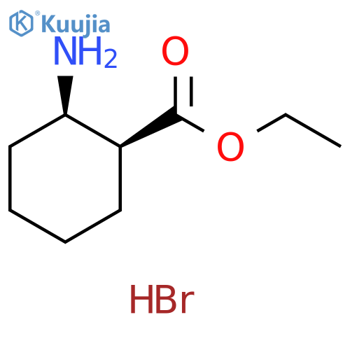 ethyl (1S,2R)-2-aminocyclohexane-1-carboxylate hydrobromide structure