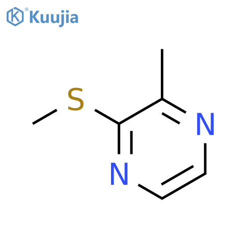 2-methyl-3(or5)-(methylthio)pyrazine structure