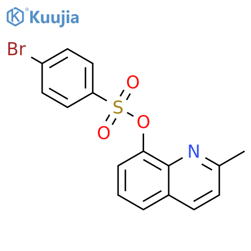 2-methylquinolin-8-yl 4-bromobenzene-1-sulfonate structure