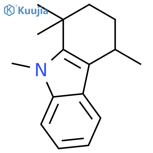 1H-Carbazole, 2,3,4,9-tetrahydro-1,1,4,9-tetramethyl- structure