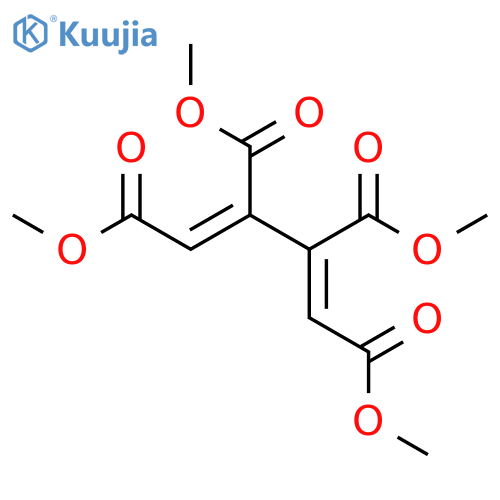 1,3-Butadiene-1,2,3,4-tetracarboxylic acid, tetramethyl ester structure