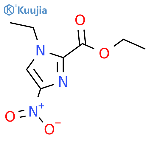 1-ethyl-4-nitro-1H-Imidazole-2-carboxylic acid ethyl ester structure