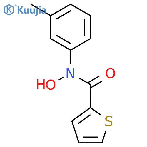 2-THIOPHENECARBOXAMIDE, N-HYDROXY-N-(3-METHYLPHENYL)- structure