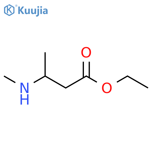 Ethyl 3-(methylamino)butanoate structure
