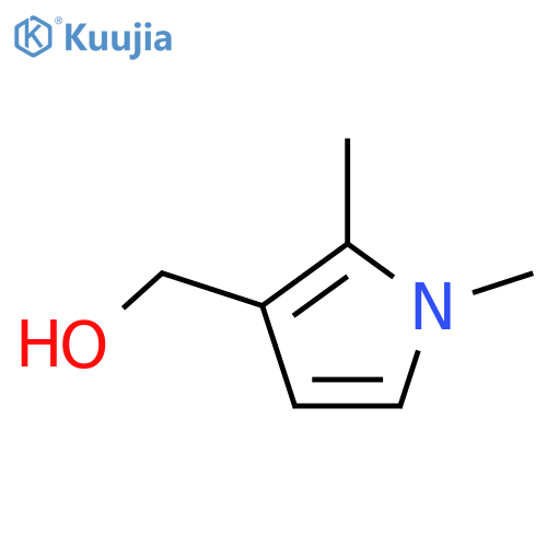 (1,2-dimethyl-1H-pyrrol-3-yl)methanol structure