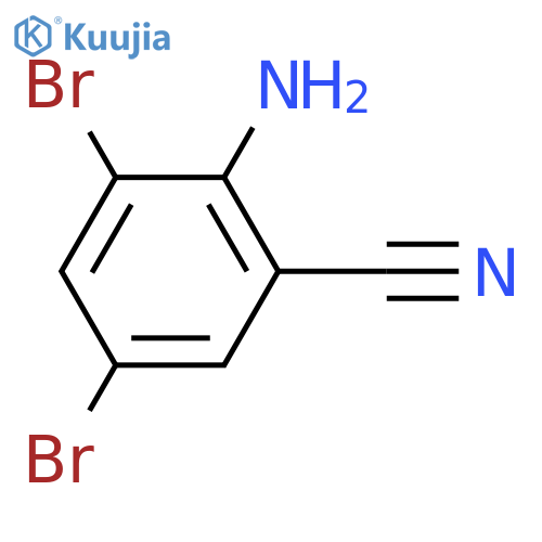 2-Amino-3,5-dibromobenzonitrile structure