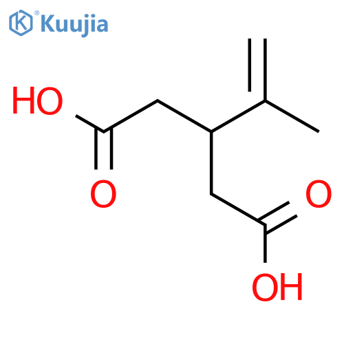 3-(prop-1-en-2-yl)pentanedioic acid structure
