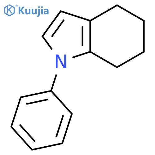 1H-INDOLE, 4,5,6,7-TETRAHYDRO-1-PHENYL- structure