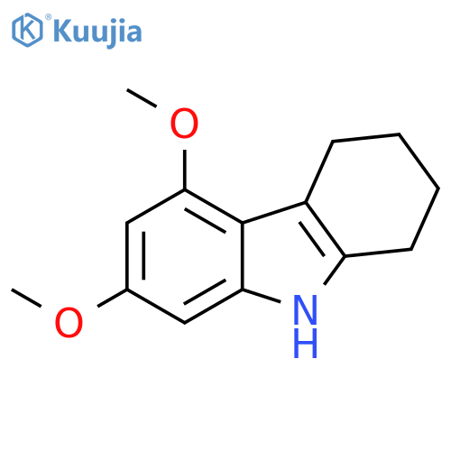 1H-Carbazole, 2,3,4,9-tetrahydro-5,7-dimethoxy- structure