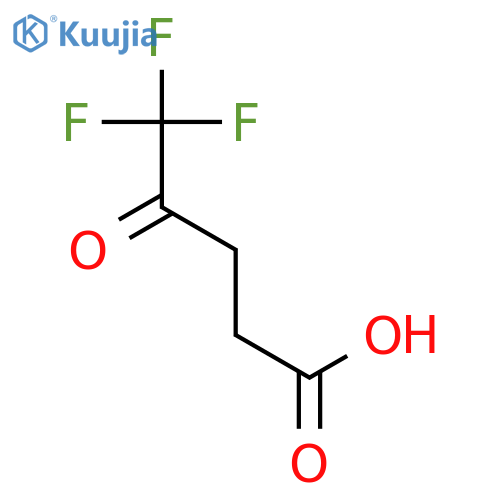 5,5,5-Trifluoro-4-oxopentanoic Acid structure
