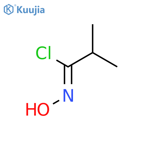Propanimidoyl chloride, N-hydroxy-2-methyl- structure