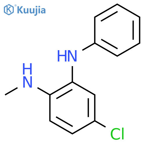 4-Chloro-N1-methyl-N2-phenyl-1,2-benzenediamine structure