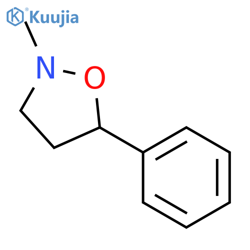 2-Methyl-5-phenylisoxazolidine structure