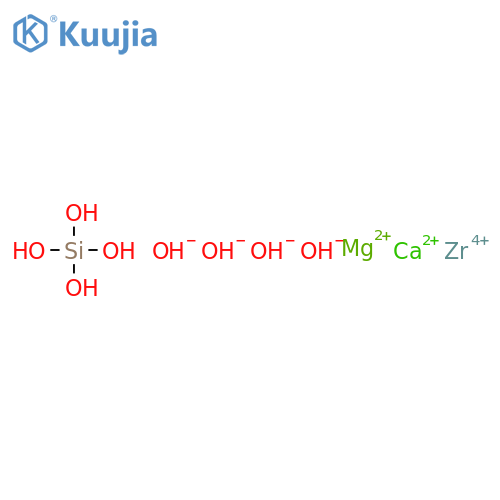 Calcium hydroxide (Ca(OH)2), reaction products with magnesium hydroxide and silicic acid (H4SiO4) zirconium salt (1:1) structure