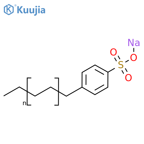 Sodium alkylbenzene sulfonate structure