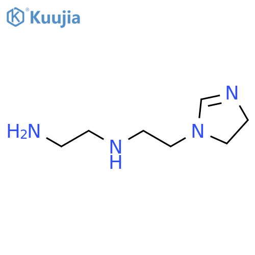 N-[2-(4,5-dihydro-1H-imidazol-1-yl)ethyl]ethane-1,2-diamine structure