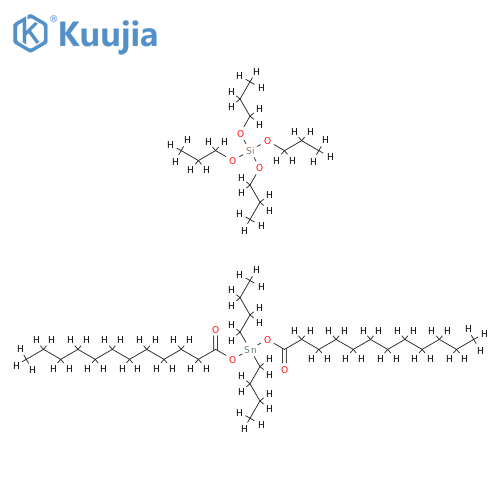 Silicic acid (H4SiO4), tetrapropyl ester, hydrolyzed, reaction products with dibutylbis[(1-oxododecyl)oxy]stannane structure