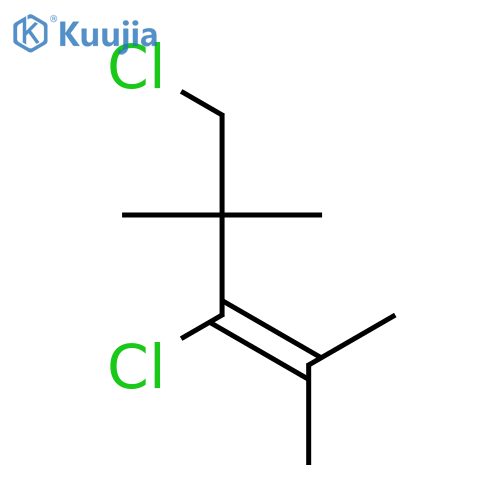 3,5-dichloro-2,4,4-trimethylpent-2-ene structure