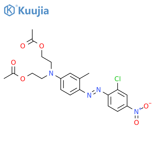 2,2'-[[4-[(2-chloro-4-nitrophenyl)azo]-3-methylphenyl]imino]bisethyl diacetate structure