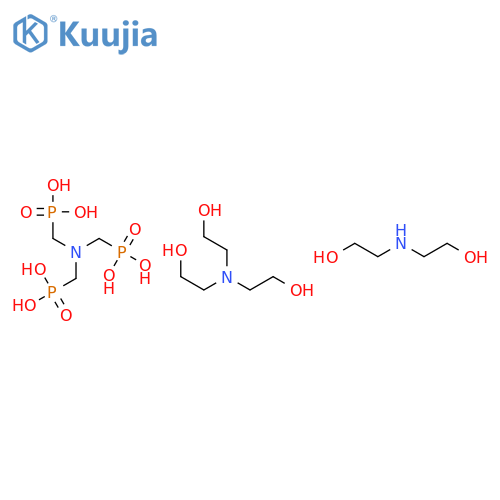 [nitrilotris(methylene)]trisphosphonic acid, compound with 2,2'-iminobis[ethanol] 2,2',2''-nitrilotris[ethanol] structure