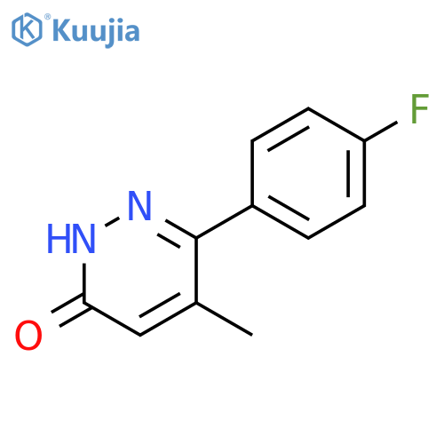 6-(4-fluorophenyl)-5-methyl-3(2H)-Pyridazinone structure