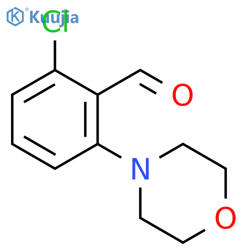 2-chloro-6-(morpholin-4-yl)benzaldehyde structure