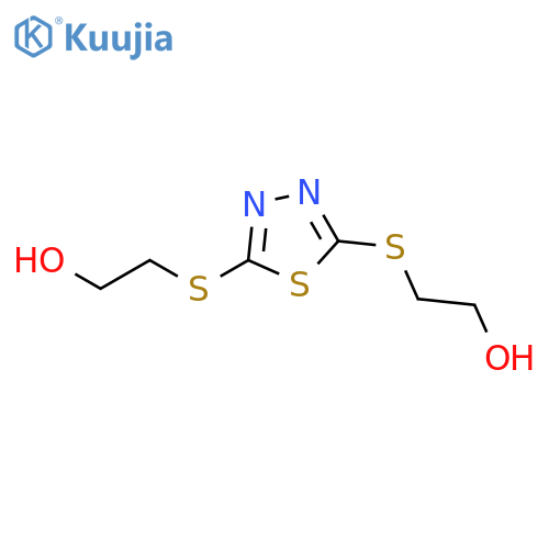 ETHANOL, 2,2'-[1,3,4-THIADIAZOLE-2,5-DIYLBIS(THIO)]BIS- structure