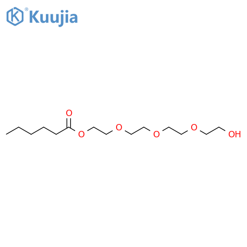 Hexanoic acid, 2-[2-[2-(2-hydroxyethoxy)ethoxy]ethoxy]ethyl ester structure